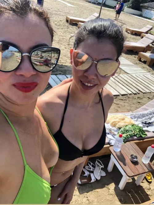 Which one would you fuck? (Mother in green, daughter in black) by intotheunknow2