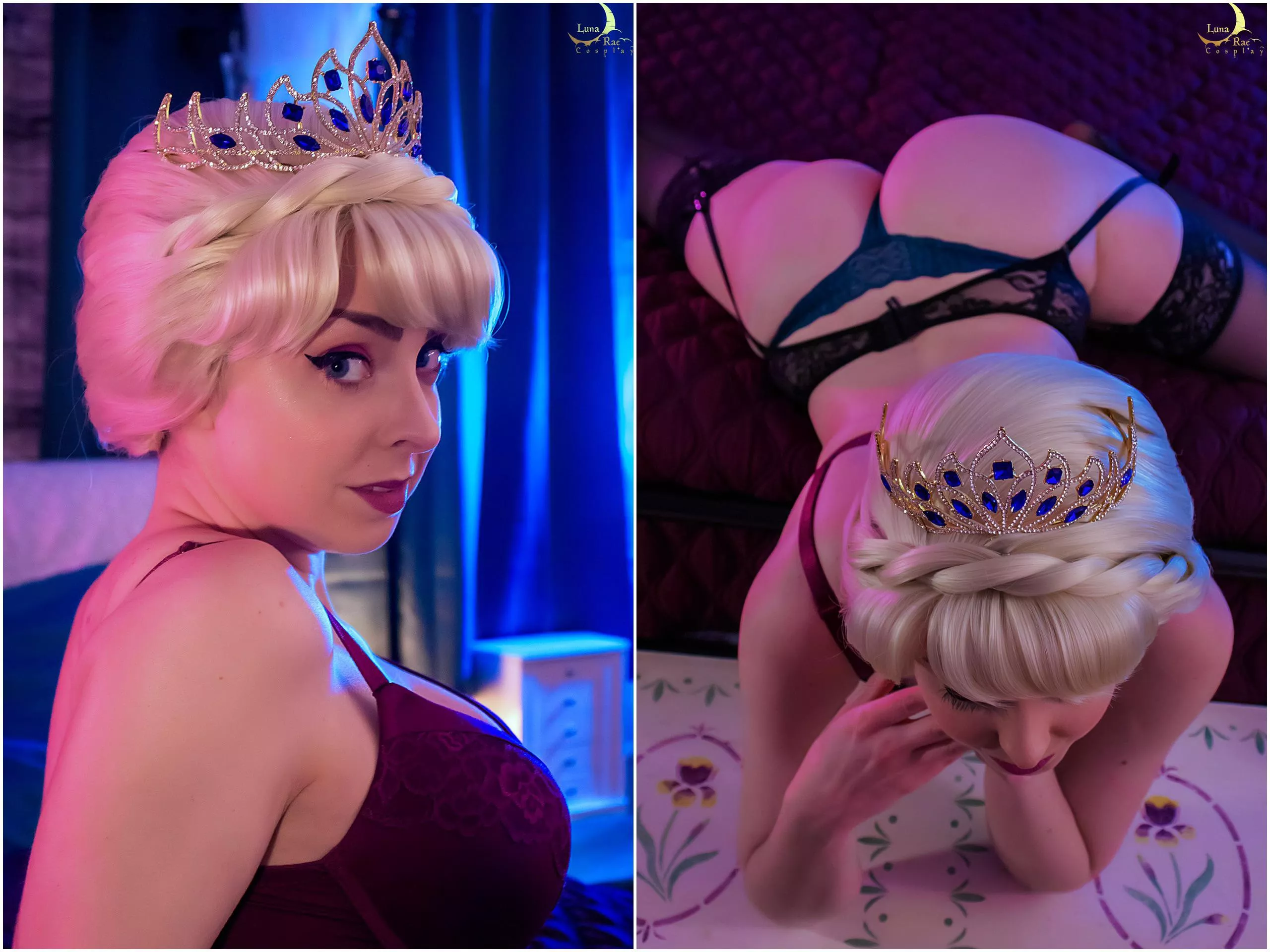 Which set of cheeks do you prefer? NSFW coronation Elsa (Frozen) by Lunaraecosplay [self] posted by Lunaraensfw
