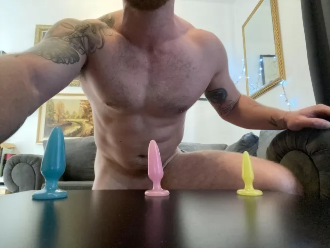 Which shall we go for first....?😏 by Striking_Text_1993