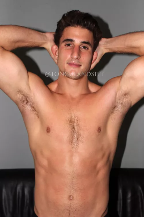 Which sweaty pit are you want to worship? The left or the right? by tongueandspit_page