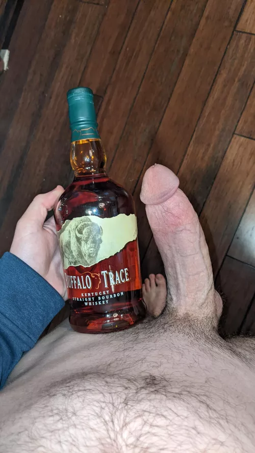 Which will you drink first? The bourbon or my cum by joes51_69