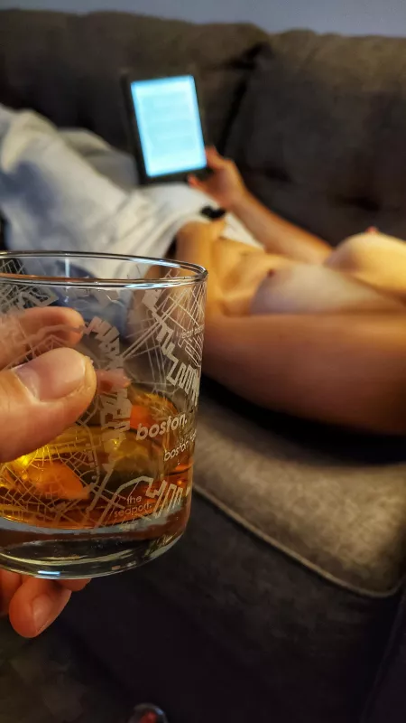 Whisky with a view tonight by DDcouplenextdoor