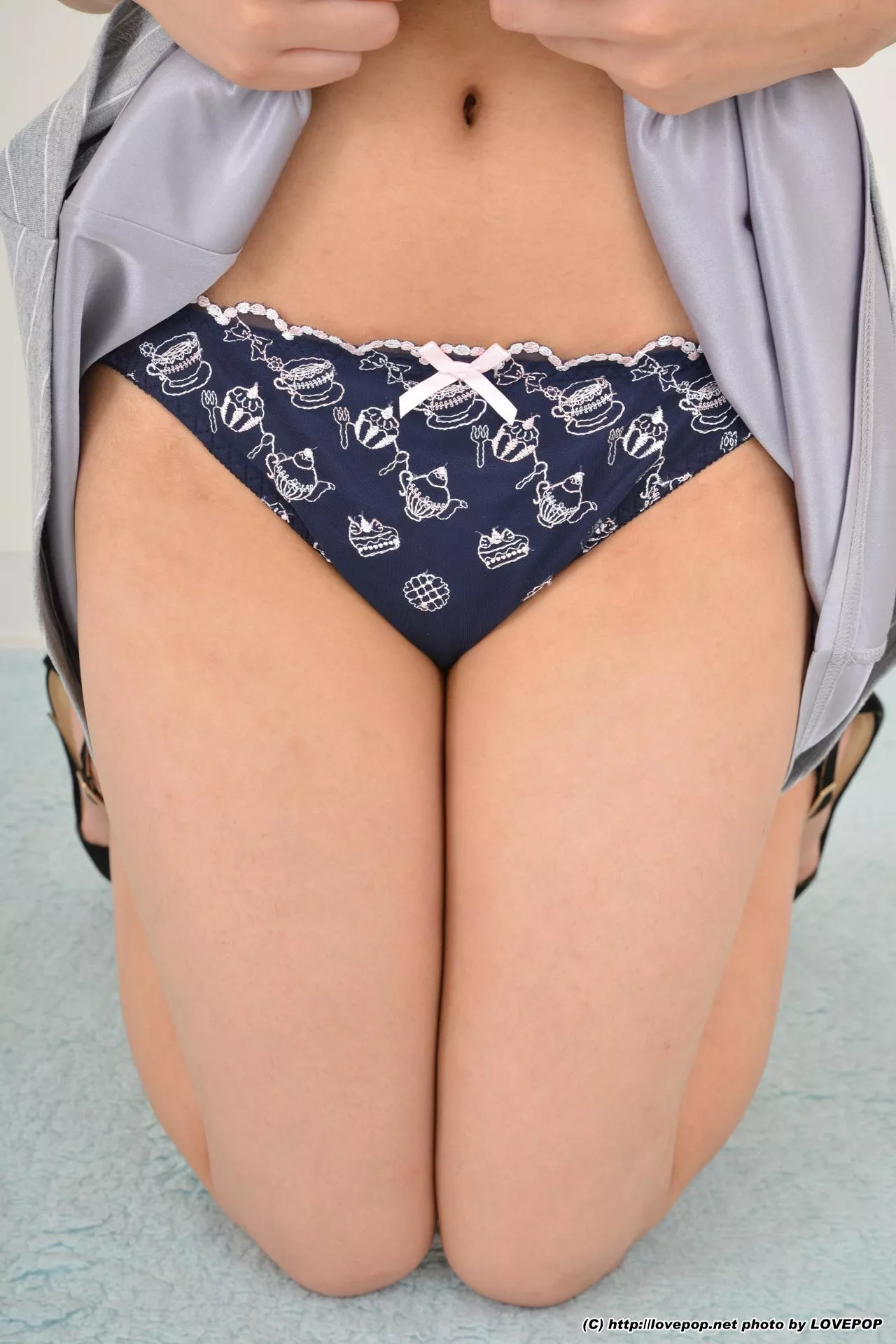 White designs on blue posted by panty_overload