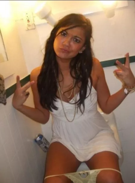 White dress over Yellow thong. by peeing-girl-lover