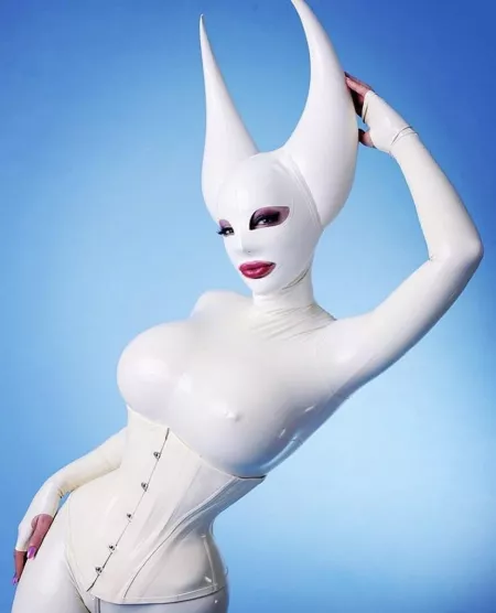 White goddess - latexlucy_official by double_clone