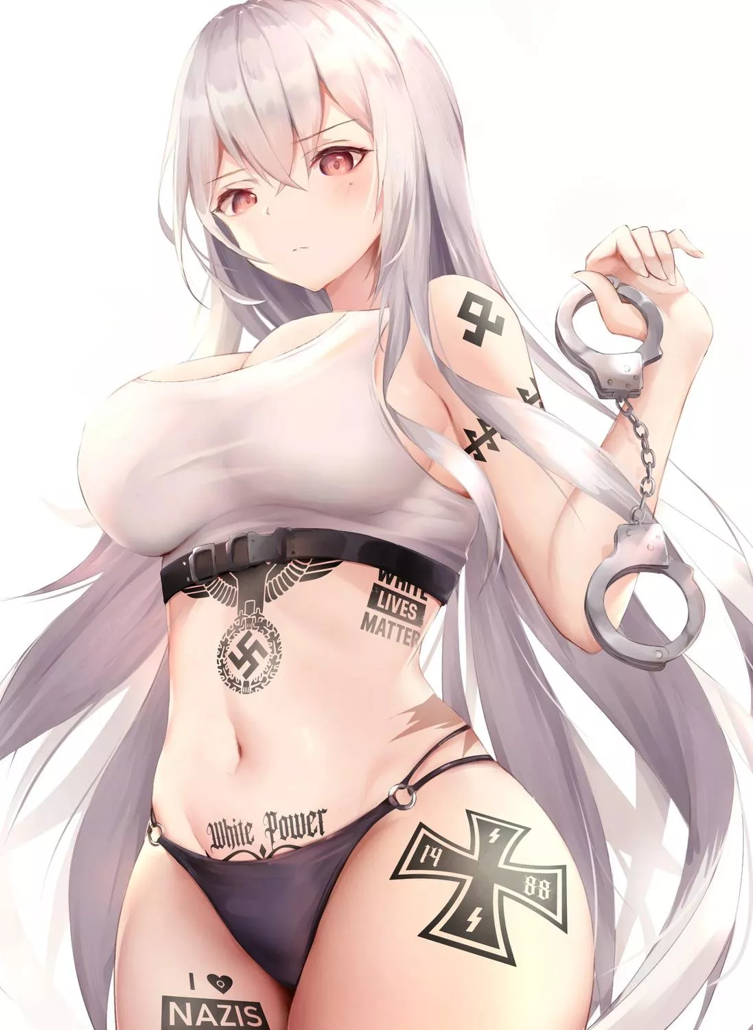 White is right, only white lives matter posted by Icewell_