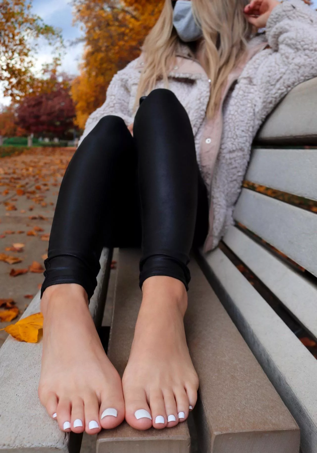 white polish for every season 🤓💅🏼 posted by erikas_feet