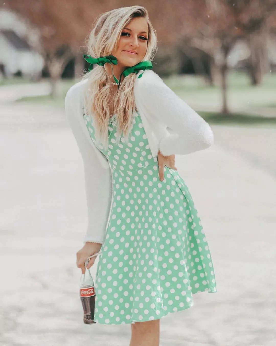 White Polka Dots posted by PolishedGold