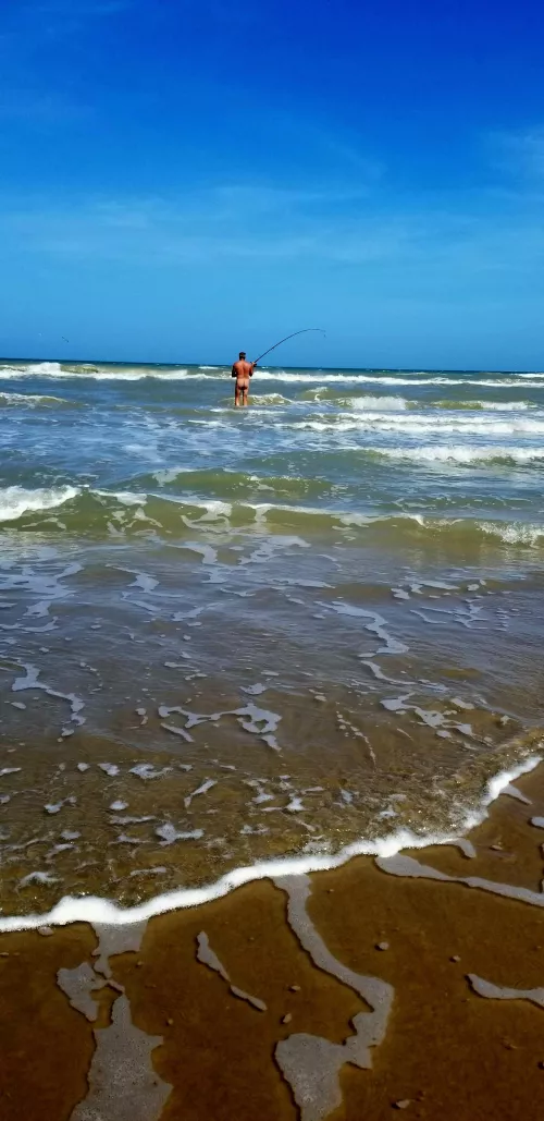 Who doesn't love fishing naked? I can't wait for warm weather again! by Corpushedonist