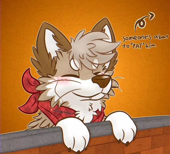 Who don't like headpats? (Art by me, does it look good??) by Perigee400km