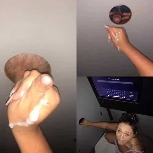 Who else enjoys the public gloryhole by _xnicoletteex_