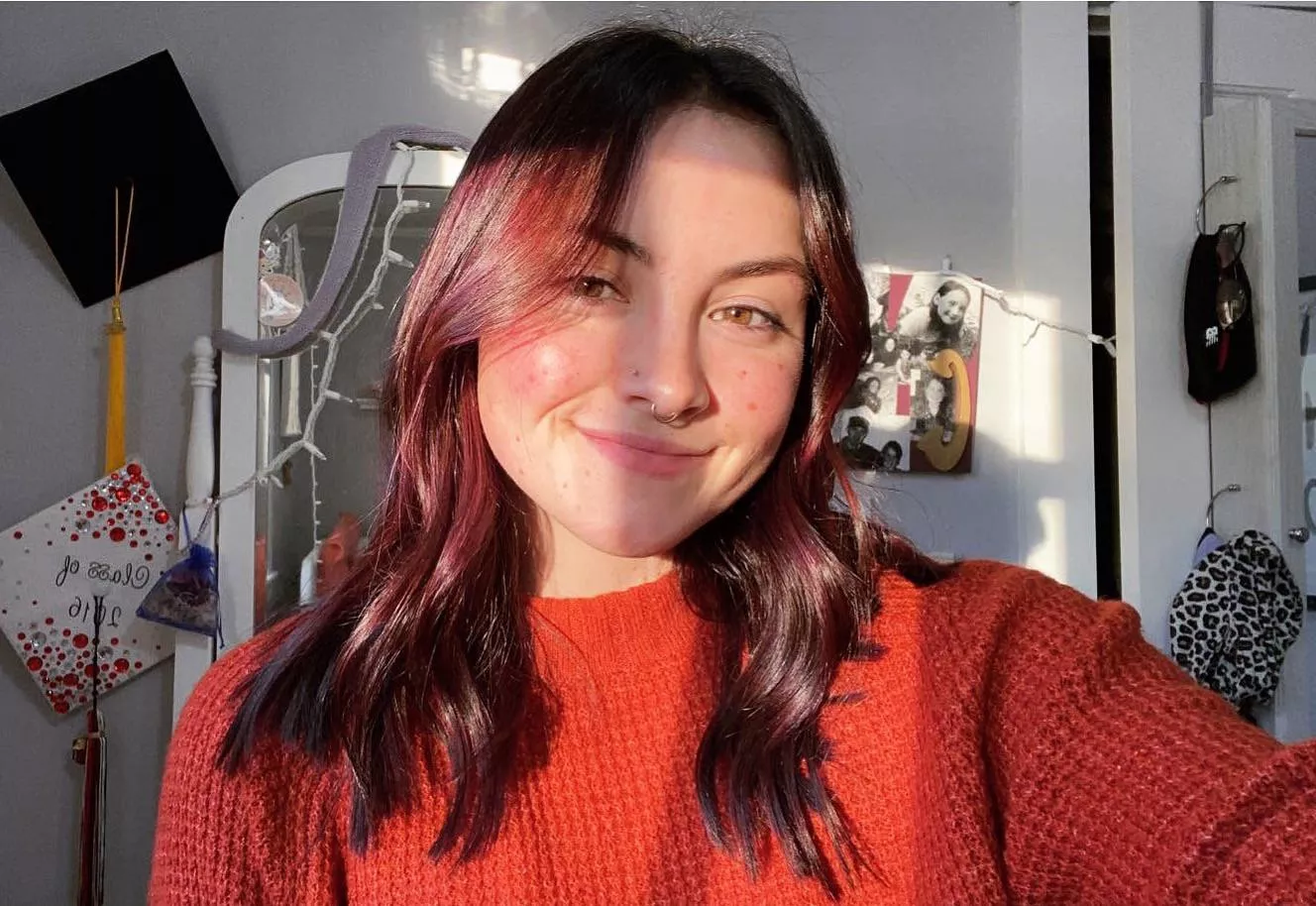 Who else is loving the witchy vibes of October?? 🔮 ft. My newly dyed hair posted by mooneycha