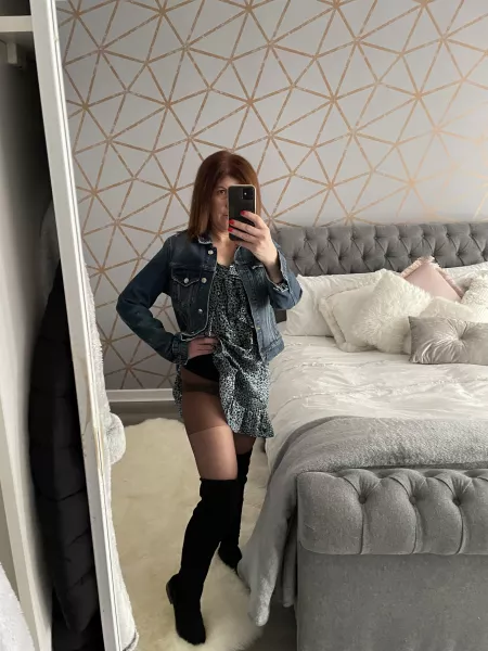 Who else loves thigh high boots with pantyhose and a short dress 💋 by Misstights