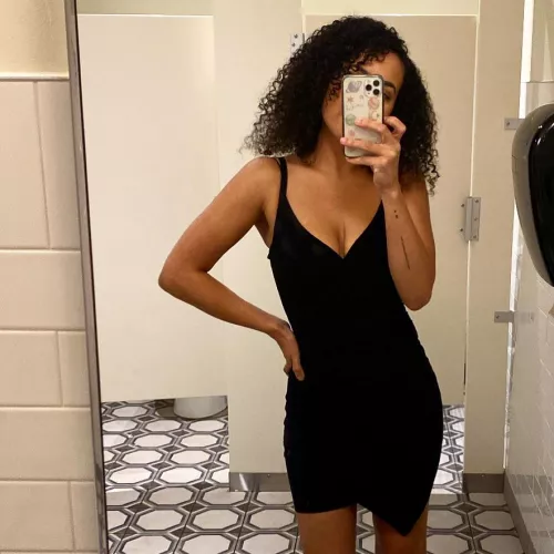 Who else loves wearing a little black dress with nothing underneath? 😈 by subsophiee