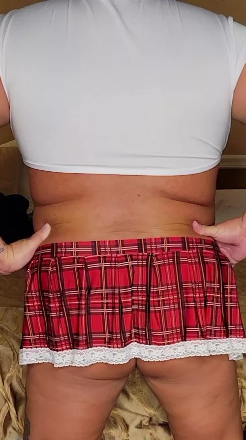 Who here wants a middle aged school girl? by Dry_Tell_8604