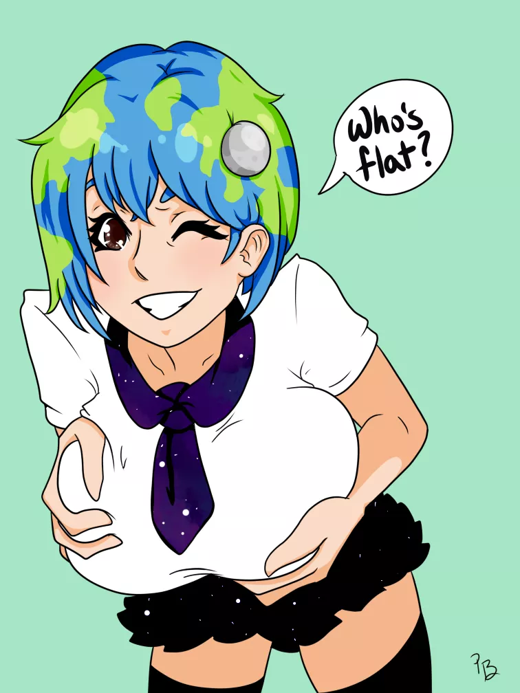 Who is flat? posted by Frocharocha