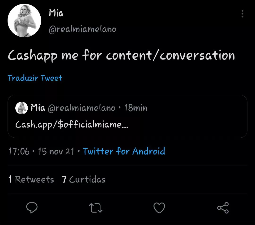 Who is going to chat with her? posted by AqueleTifosi