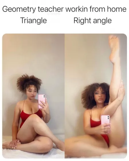 Who is she? And don't say a geometry teacher 🤣 by Idgafaunsyadig