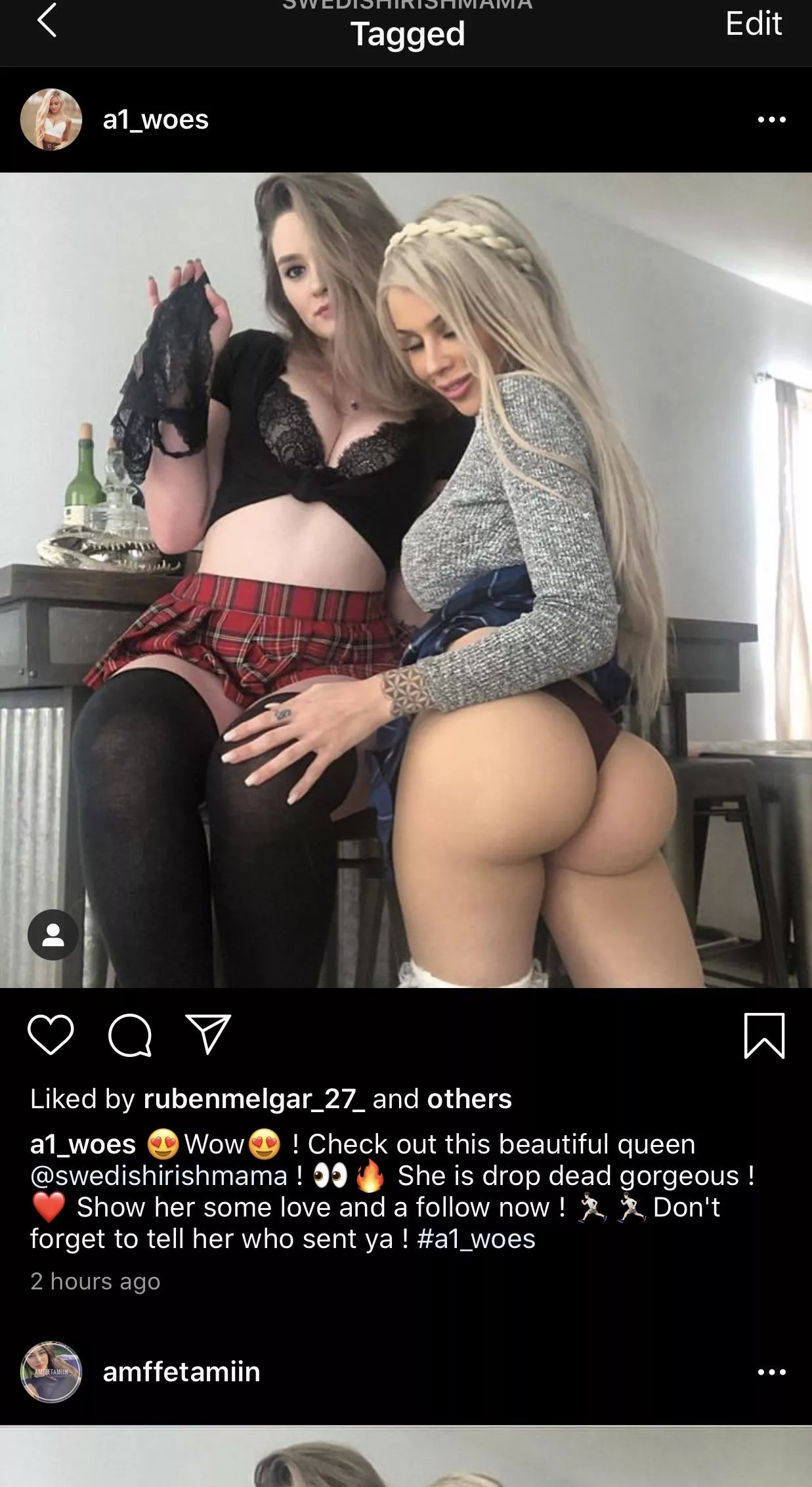 Who is the mystery brunette? Saw her do a lot of posting with her today but she never mentioned a username for the brunette posted by Mrgamer1996