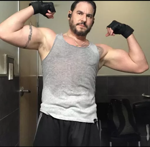 Who is your daddy? Me, your 54yo daddy. All sweaty from training at the gym. by buddytest99