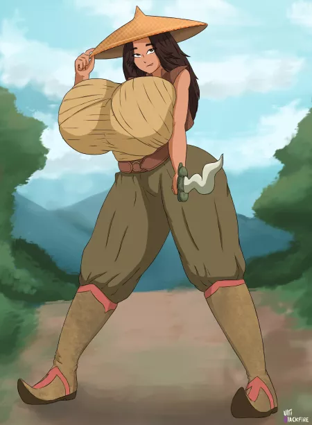 Who knew Raya was so stacked? by organizeit2