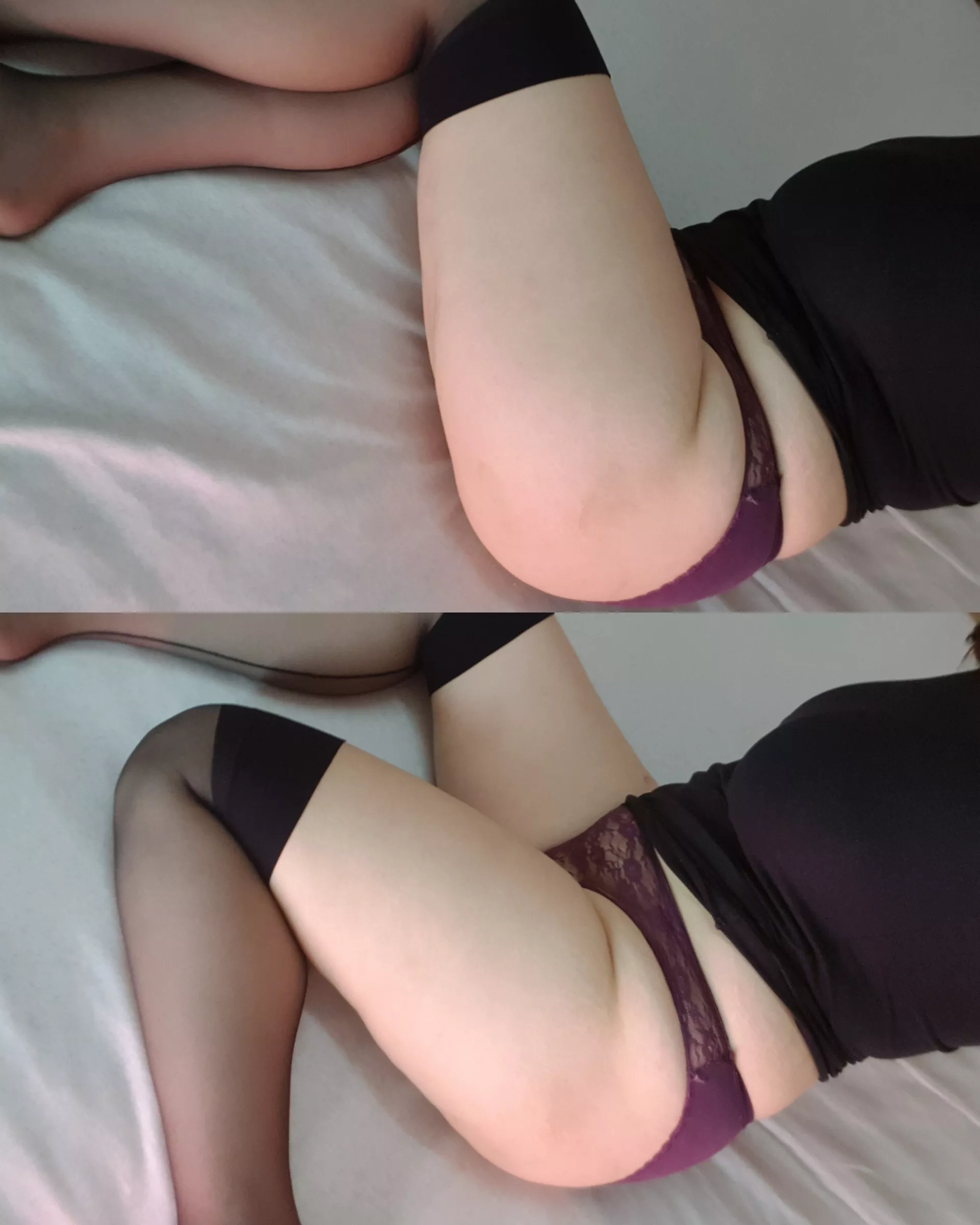who like white big girls in black stockings? [F] posted by ColdLunax
