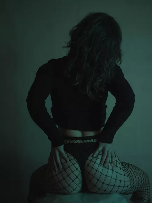 Who loves fishnets 😈 by Curiousmusclegirl