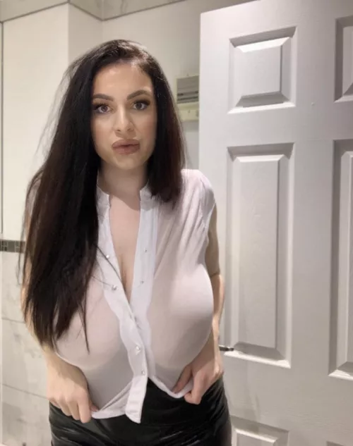 Who needs a braless secretary ?😉 by JasmineJamesX_