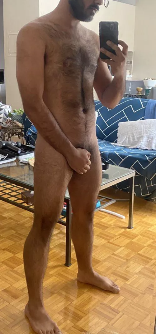 Who needs clothes when I can grow my own winter coat by prostication