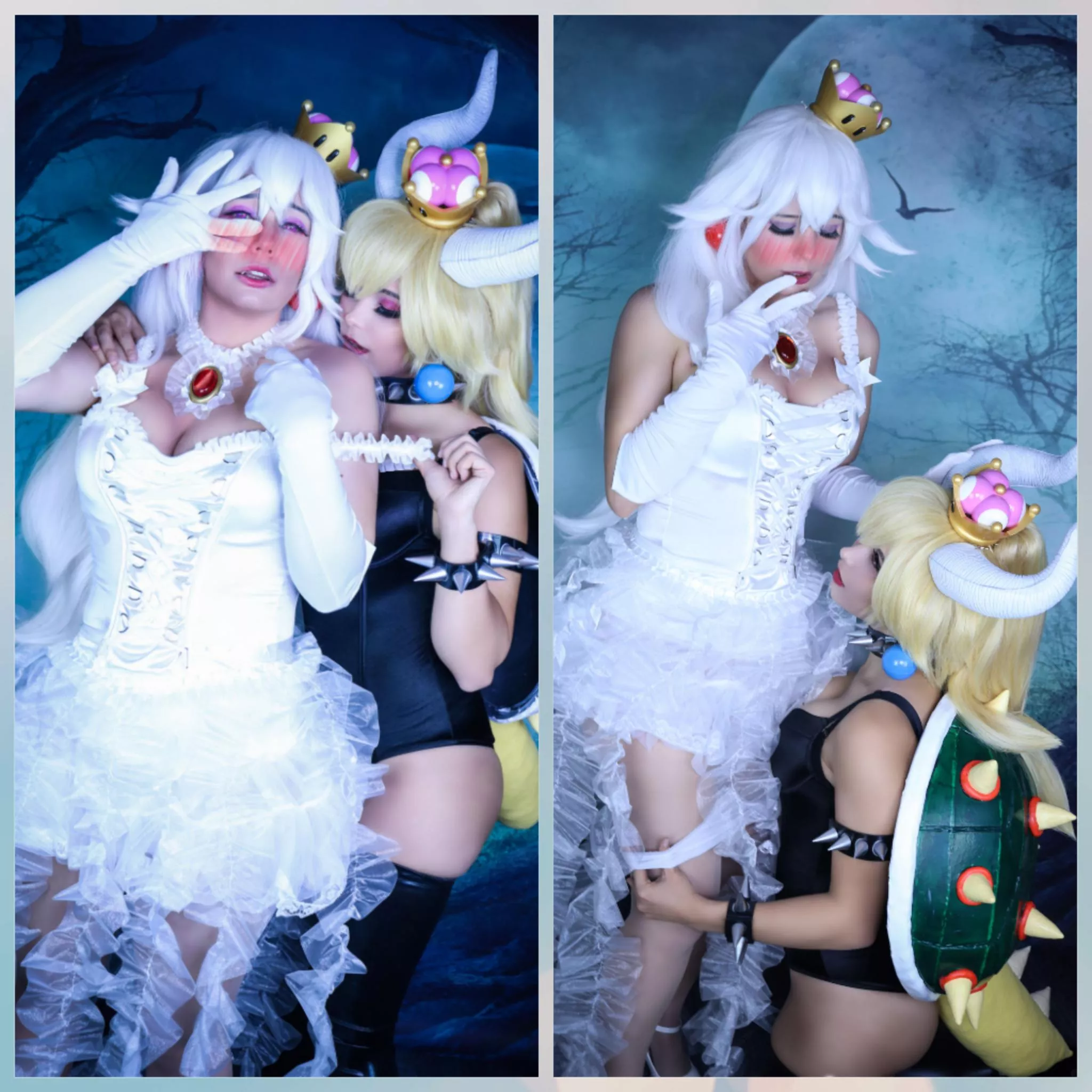 Who needs Mario and Luigi, when you got Bowsette and Booette? (By Lysande and Gunaretta) posted by LysandeArts