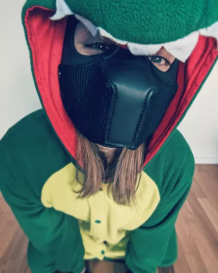 Who Said a pup can't be a Dino, too? 😡 by noxxzy