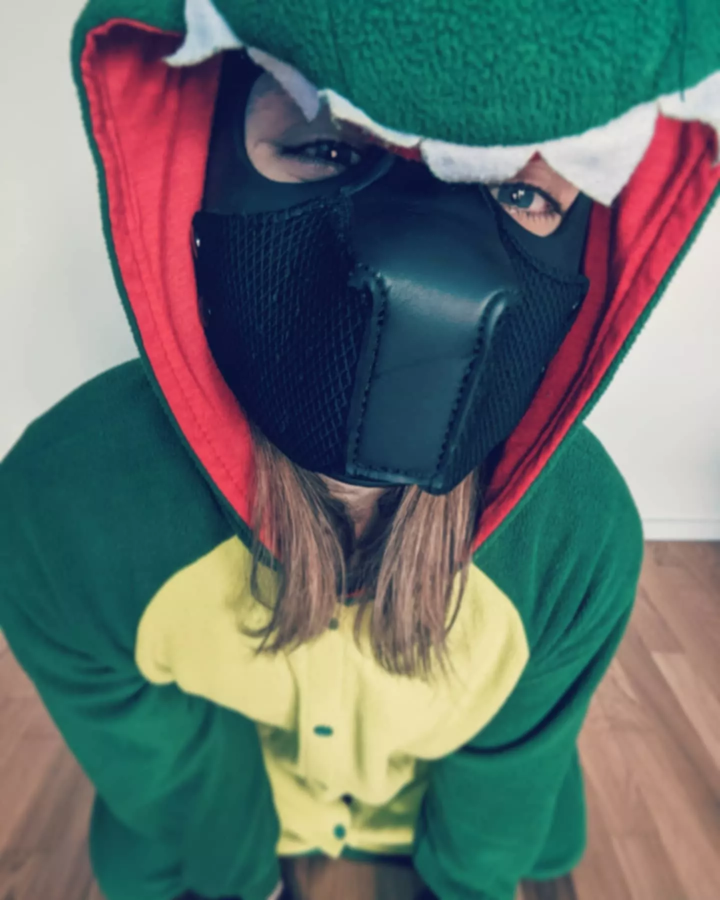 Who Said a pup can't be a Dino, too? 😡 posted by noxxzy