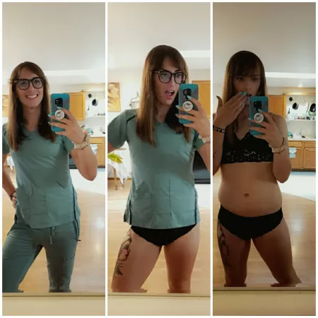 Who stole my scrubs right off my body?!?! by Naughty-Nurse-Kay