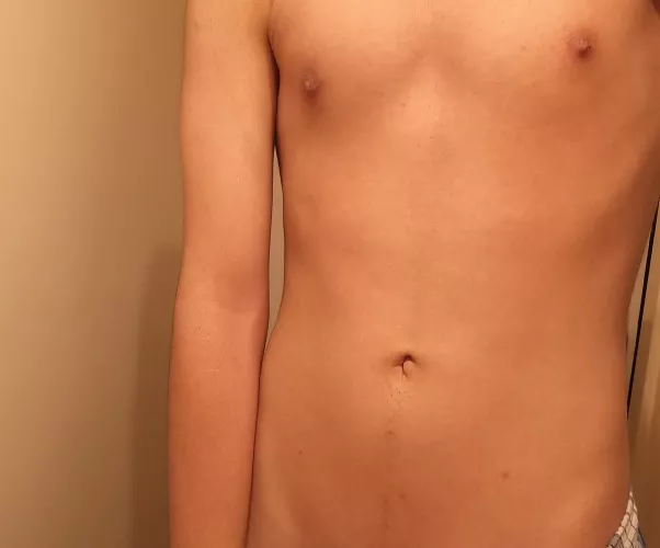 who wanna lick my chest and belly 😋 by No_Fox_7197