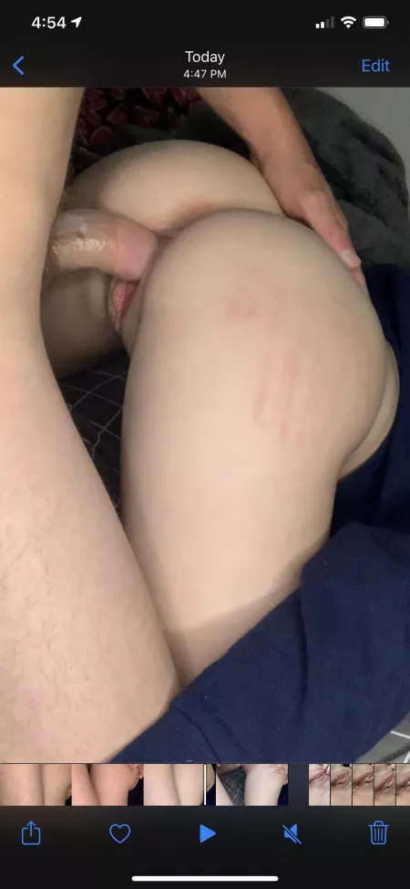 who wants the full video where i get filled up😍 by xoxoxoc