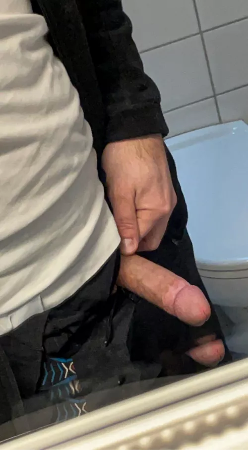 Who wants to be my workmate and suck my dick on toilet at work?😛 by Final_Supermarket859