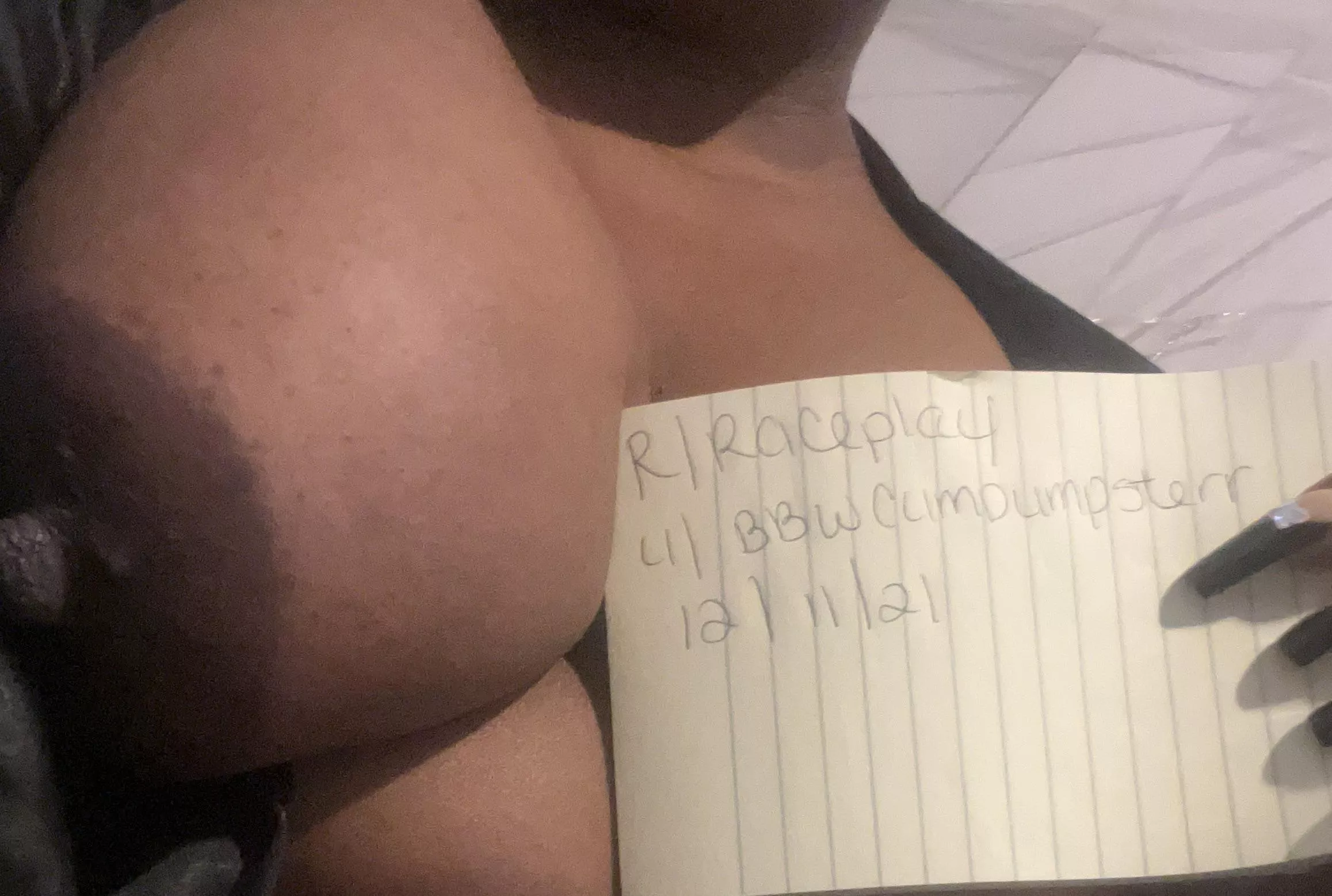 Who wants to cum on my pretty chocolate tits?? posted by Bbwcumdumpsterr