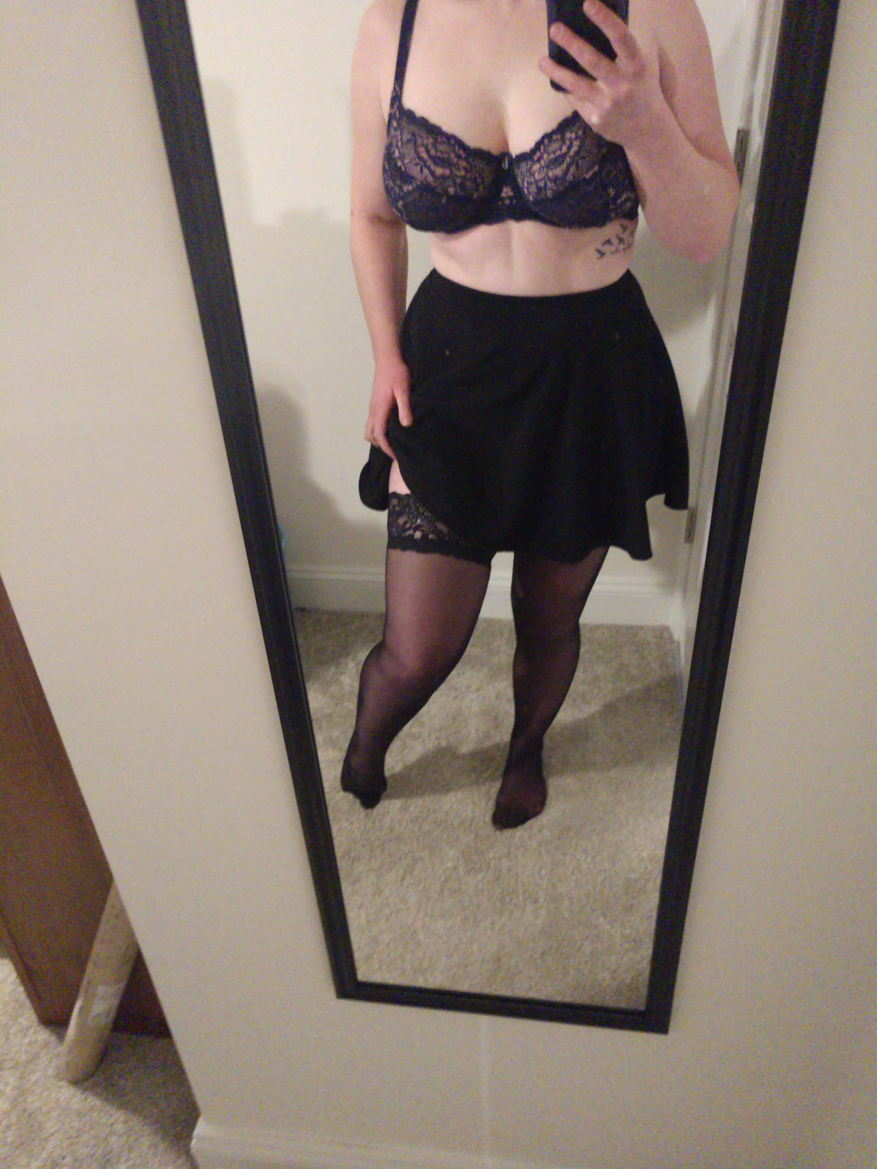 Who wants to know if I'm wearing panties under this👀👀 posted by AskandTellXx