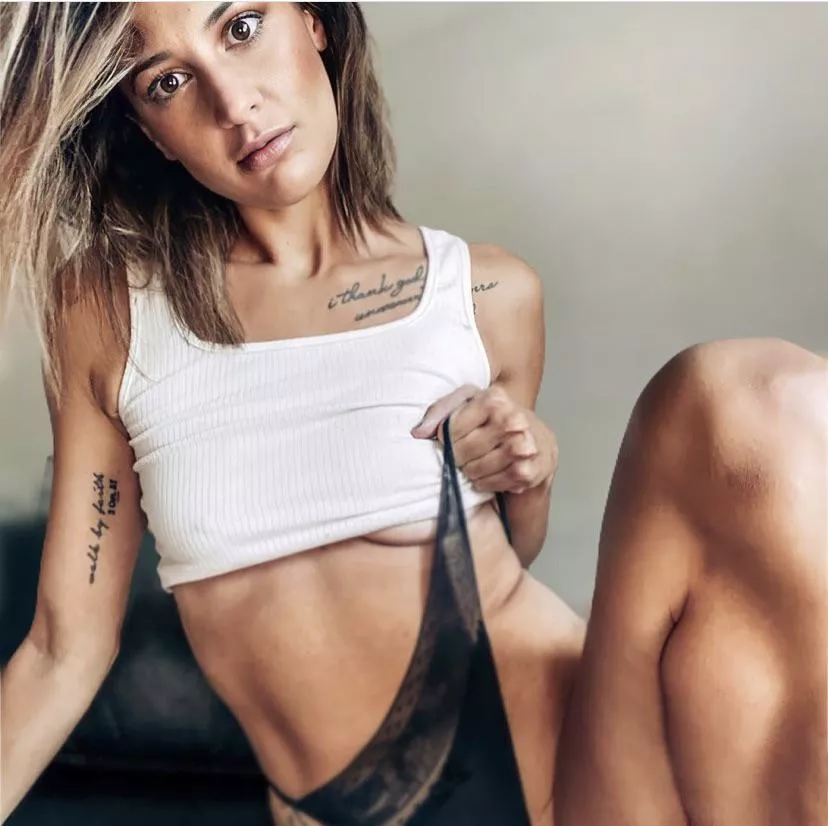 Who wants to rip these panties off me with their teeth posted by Tallandbrunette27