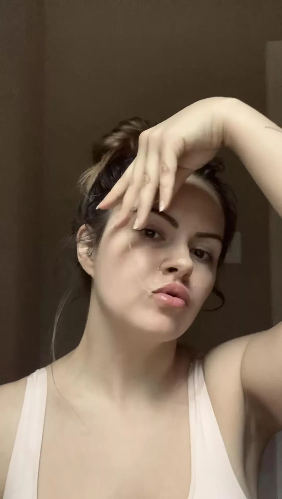 Who wants to see me playing with spit? 😈 posted by BumbleJosDick