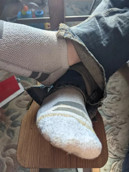 Who wants to sniff these socks? Size 12! by theguywiththetoes