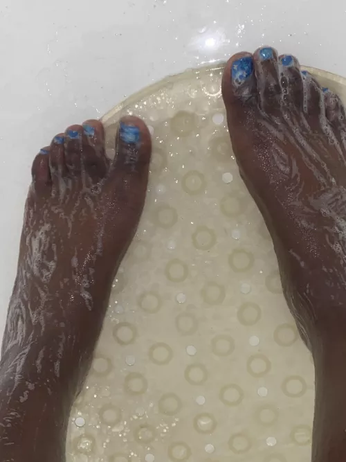 Who wants to soap up with me? by SweetFeetTootsie