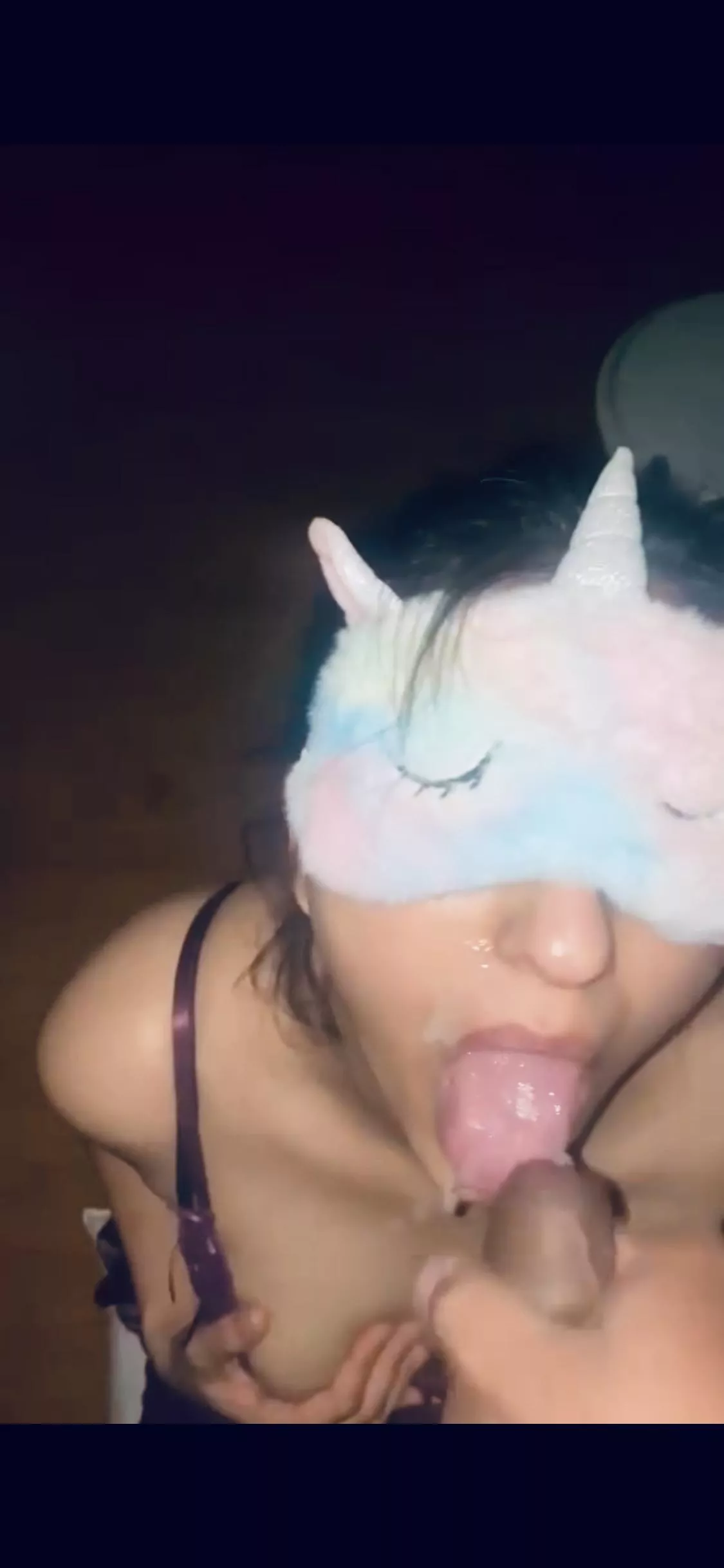 Who wants to unload next on Wifey’s face? She loves sucking strangers off while blindfolded. posted by tocurious007
