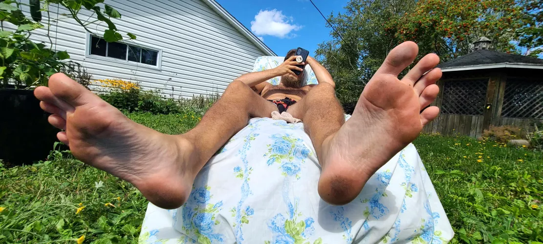 Who wants to wash and massage these bad boys while I look at cock on reddit? by Logan_Luke_OF