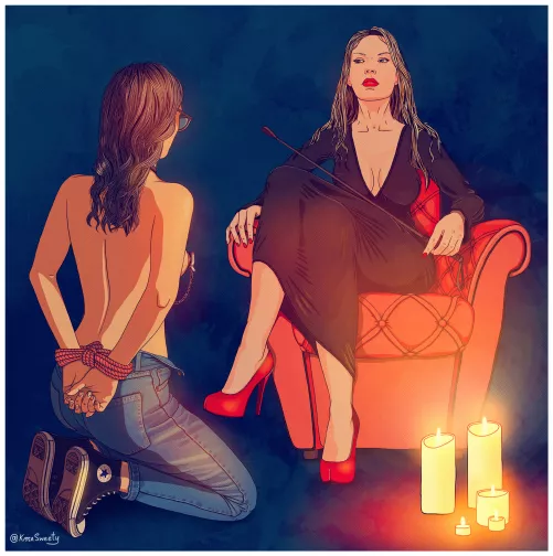 'Who was a bad girl?', Me, digital by SweetyKissa