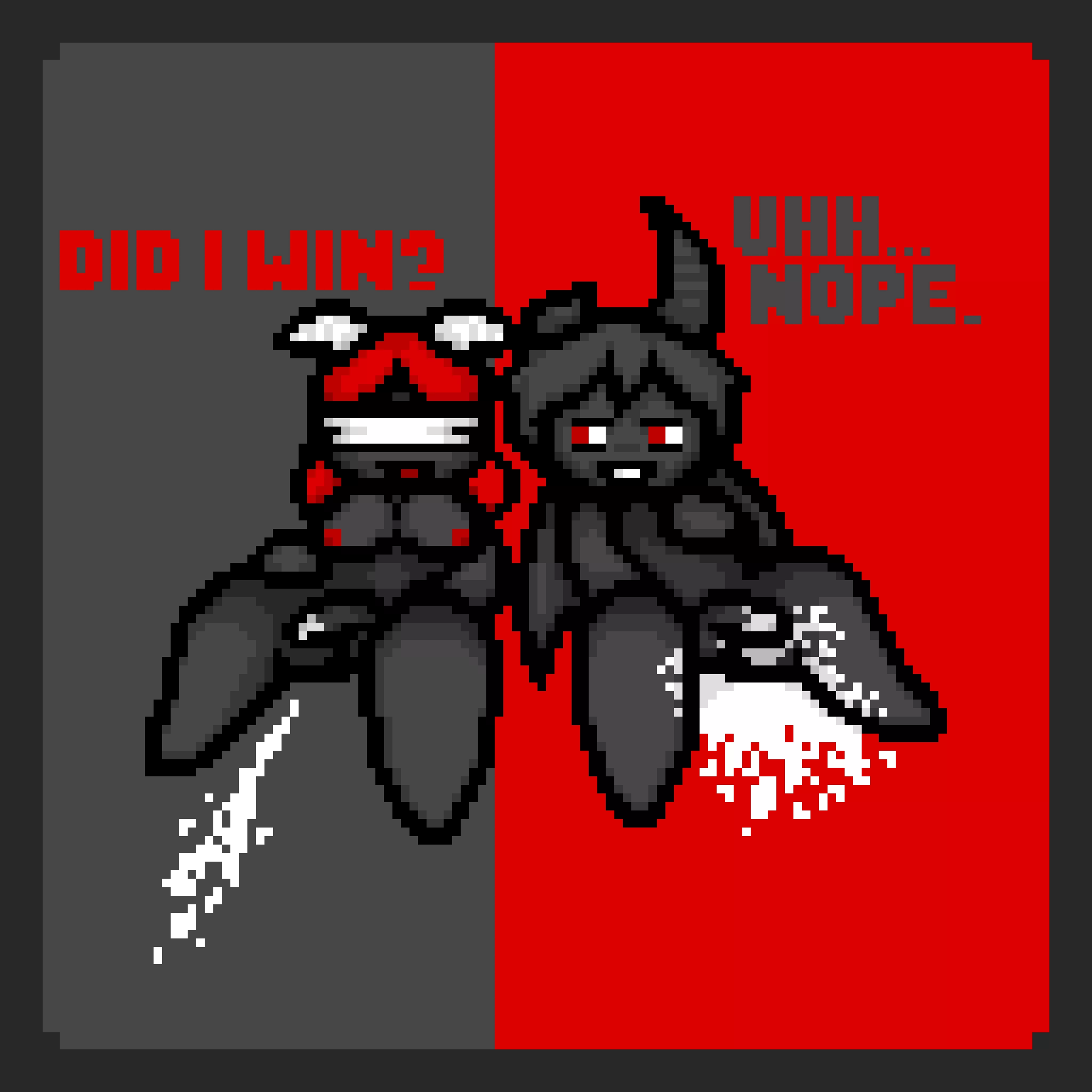 Who won? posted by PurplePixelart