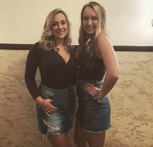 Who wore the Jean skirt better big breast for the win by Bookkeeper-Weary