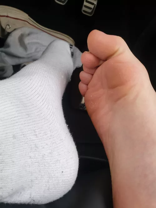 Who would worship my feet after a long drive? by lucioworlds