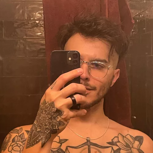 wholesome portrait w/ fancy glasses to help me see your beautiful face by fionasbf