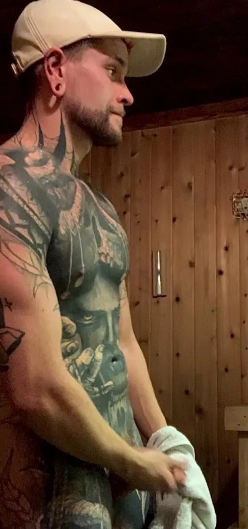 Who’s gonna join me in the sauna 💦💦💦💦 by rabid32